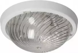 Lubinis šviestuvas Orno 7070T-ALFA/PL, šviestuvas, 75 W, E27, IP44, IK10, skaidrus polikarbonato gaubtas