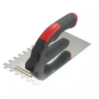 Paca Nerūdijančio plieno mentelė 270 * 130 mm, 8 * 8 dantų, plastikinė rankena, prolinas