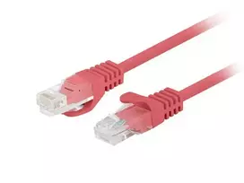 Lanberg 10 vnt. Patchcord kat.5e UTP 1 m raudona Fluke Passed