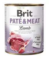 Šunų Maistas - Brit Paté su ėriena 800g