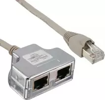 InLine T-Adapteris Splitter, Cat.5E, RJ45 8P8C (69995)