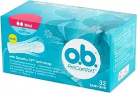 O.B ProComfort tamponai mini, 32 vnt.