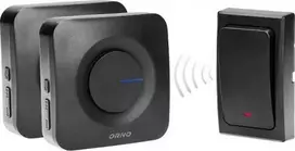 Dzwonek Belaidis skambutis Ondo 2 12V/36melod/200m juodas