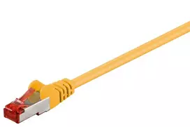 Goobay Jungiamasis kabelis CAT6 0.5m geltonas SFTP - (814829)
