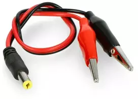 Oem DC kištukas 2.1x5.5mm su krokodilo gnybtais