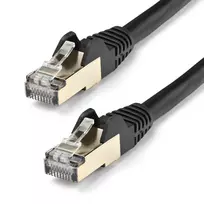 StarTech STARTECH.COM 7m CAT6a- Ethernet - Kabelis - Juodas - RJ45- Ethernet - Kabelis - Snagless - STP- Kabelis - Kupfer - 10- Gbit Netzwerkkabel