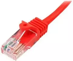 „StarTech“ RJ-45/RJ-45, kat. 5e, U/UTP, 10m, raudonas (45PAT10MRD)