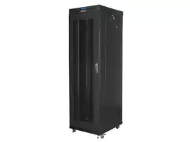 LANBERG stovo spintelė 19 colių 42U 600x1000 juodų tinklinių durų LCD