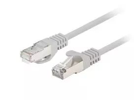 Lanberg 10-Pack Patchcord kat.6 FTP 0.25m pilka Fluke Passed