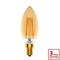 2vnt 4W E14 2700K-3000K LED filamentinė lemputė