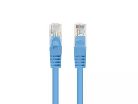 PATCHCORD KAT.6 UTP 0.5M Mėlynas FLUKE PASSED LANBERG 10-PACK