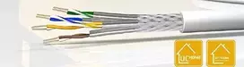 Draka instaliacinis kabelis UCHOME SS26, Cat 7, S/FTP, PiMF, baltas, 100 m žiedas