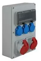 Elektro-Plast Statybinė skirstomoji įranga RB-1632 IP44 1x16A/5P 1x32A/5P 3xGS 65.1632