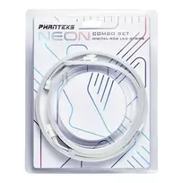PHANTEKS Neon D-RGB LED juostelė – kombinuotas rinkinys, 40 cm (dvi dalys) – baltas