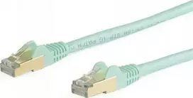 StarTech STARTECH.COM 5 m CAT6A- Ethernet - Kabelis - Trkis - RJ45- Ethernet - Kabelis - Snagless - STP- Kabelis - Kupfer - 10- Gbit Netzwerkkabel