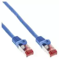 InLine 100vnt. Bulk-Pack InLine ® Lankstinukas S / FTP PiMF Cat.6 250MHz PVC vario mėlyna 0.5m