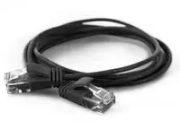 Wantec lopšio kabelyje CAT6A 2, 8 mm UTP juodas 1, 0m (7313)