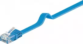 Goobay Flat patchcord kabelis U / UTP cat.6 mėlynas 1m (9641)