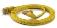 Wantec Wantec žymi CAT6A FTP Lankstinukas - 0,25 m - 6A kat. - F / UTP (FTP) - RJ- 45 - RJ- 45 - geltona (7059)