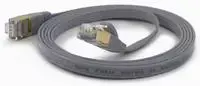 Wantec Wantec žymi CAT6A FTP Lankstinukas - 0.5 m - 6A kat. - F / UTP (FTP) - RJ- 45 - RJ- 45 - Gray (7074)