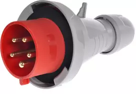 Legrand Portinis kištukas 5P 32A 400V raudona IP67 P17 TEMPRA PRO (555439)