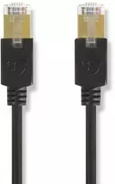 Nedis Cat 6 kabelis | RJ45 jungtis | F/UTP | 10,0 m | apvalus | LSZH / PVC | Antracitas | Pakuotė su peržiūros langeliu
