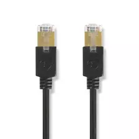 Nedis Cat 6 kabelis | RJ45 jungtis | RJ45 jungtis | F/UTP | 1,00 m | apvalus | LSZH / PVC | Antracitas | Pakuotė su peržiūros langeliu