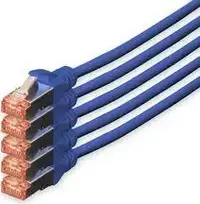 „Digitus Patchcord CAT5E“, S-FTP, 10 m, 5 vnt (DK-1644-100-B-5)