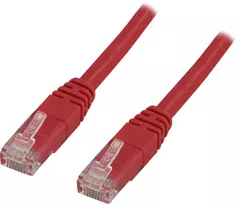 Cat6 patch kabelis DELTACO U/UTP Cat6, 1.5m, 250MHz, Delta-sertifikuotas, LSZH, raudonas / TP-611R