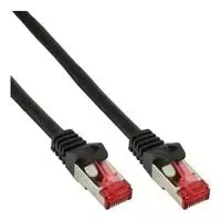 InLine 30vnt. pakuotė Bulk- Pack InLine ® Lankstinukas S / FTP PiMF Cat.6 250MHz PVC juodas varis 3m