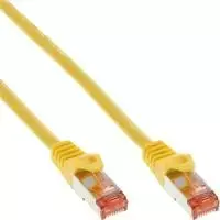 InLine 70 pcs. pack Bulk- Pack InLine ® Lankstinukas S / FTP PiMF Cat.6 250MHz PVC vario geltonasis 1m