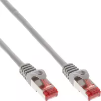 InLine 20vnt. pakuotė Bulk- Pack InLine ® Lankstinukas S / FTP PiMF Cat.6 250MHz PVC pilkas 7,5m