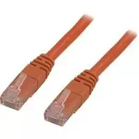DELTACO CAT6 U / UTP tinklo kabelis, 0,5 m, oranžinis