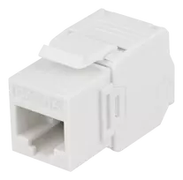 Keystone jungtis DELTACO UTP Cat6a, neekranuota, 28AWG, plona / MD-131