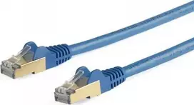 StarTech STARTECH.COM 10m CAT6A- Ethernet - Kabelis - Blau - RJ45- Ethernet - Kabelis - Snagless - STP- Kabelis - Kupfer - 10- Gbit Netzwerkkabel