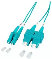 EFB EFB Elektronik O0314.5-1.2 optinis kabelis 5 m 2x SC 2x LC OM3 Aqua color