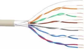 InLine Telefono kabelis 12 venų, 6x2x06mm, ekranuotas, 25m (69977C)