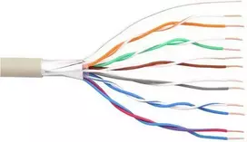 InLine Telefono kabelis, 12 venų, 6x2x0.6mm, ekranuotas, 100m (69977A)