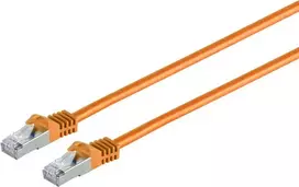 Maximum S-conn Patchkabel Cat.6a S/FTP mit Cat.7 Rohkabel oranžinis 1,0m