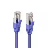 MicroConnect CAT6A S / FTP 10m Violetinė LSZH