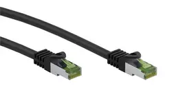 Goobay Kabelis LAN Patchcord CAT 8.1 GHMT S/FTP Juodas 0.5m