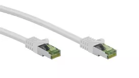 Goobay CAT 8.1-1500 S/FTP AWG26 LSZH Baltas 15m - Kabelio ilgis 15m