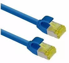 helos Patchkabel Cat 6a Ultraslim S/FTP RJ45 blau 10m AWG28/7 LSZH GHMT