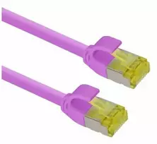 helos Patchkabel Cat 6a Ultraslim S/FTP RJ45 rausvai raudona 5m AWG28/7 LSZH GHMT