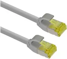 helos Patchkabel Cat 6a Ultraslim S/FTP RJ45 grau 7,5m AWG28/7 LSZH GHMT