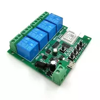 Kita Išmanioji 4 kanalų Zigbee RF 5V-32V relė, NO NC kontaktai 10A AC/DC