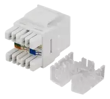 UTP Cat6 kabelių jungtis, neekranuota, 180 laipsnių, 22-26AWG DELTACO / MD-110