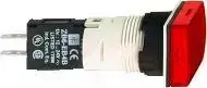Schneider Electric 16mm raudona 24V kintamos / nuolatinės srovės signalinė lemputė (XB6DV4BB)