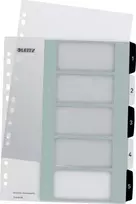 Leitz Plastikiniai kasetės spausdinti tekstą į kortelę, Leitz WOW, 15, juodas 12130000