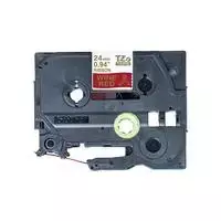Brother TZE-RW54, PT-P900W, PT-H500, PT-P750W, PT-P950NW, PT-D600VP, PT-D800W, Aukso spalvos, Terminio pernešimo popierius, Raudona, Brother, 2,4 cm